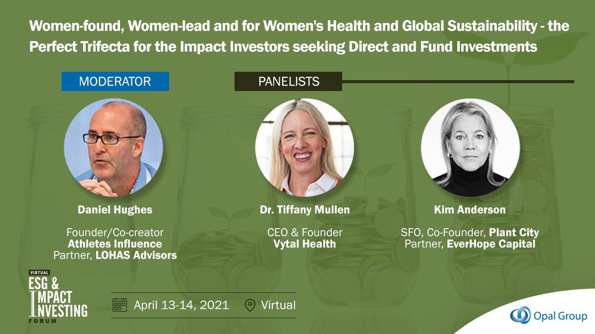 Women-found, Women-lead and for Women’s Health and Global Sustainability